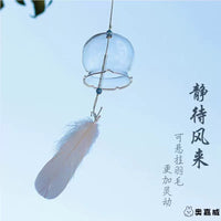 DIY Hand-Painted Glass Wind Chime Kit for Kids' Crafts and Gifts