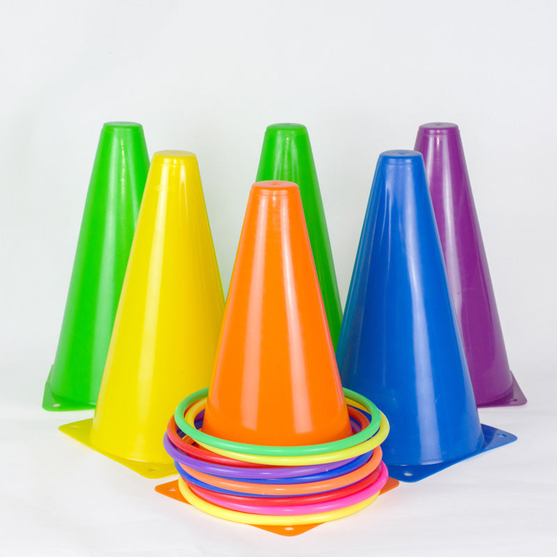 Colorful Plastic Training Cones for Outdoor Sports and Football Drills