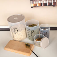 Airtight Food Storage Containers for Pantry Organization - Clear Plastic Canisters for Cereal, Grains, Snacks, and Dry Goods