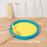 Zen Garden Sand Rake Tools for Karesansui Landscape and Kids' Play