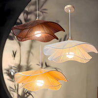French Vintage Cloud Chandelier Fabric Pendant Light for Dining Room Bedroom Bar