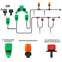 30m DIY Automatic Garden Misting & Drip Irrigation System for Cooling & Watering