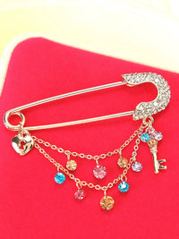 Decorative Waist Tightening Brooch Pin for Clothing and Pants