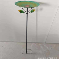 Outdoor Leaf Bird Feeder and Bath, Hanging Bird Feeder for Garden and Yard Decoration
