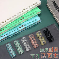 Loose Leaf Binder Rings for Notebooks, Detachable Plastic Binding Combs for B5/A4 Quiet Books, Scrapbooks, and Planners