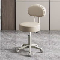 Adjustable Swivel Stool with Silent Wheels for Salon, Spa, Lab, and Home Use