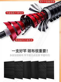 UL Ultralight Lure Fishing Rod Set with Baitcasting Reel for Whitefish and Culter