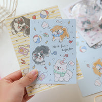 Cute Pet Folded Greeting Card with Envelope for Graduation & Gifts