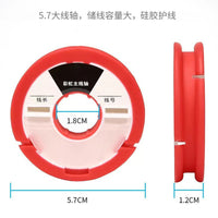 Portable Silicone Fishing Line Spool Storage Box for Outdoor Angling