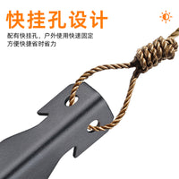 Outdoor Tent Peg Light, Waterproof Aluminum Alloy Stainless Steel Ground Nail for Camping Canopy