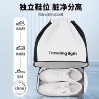 Waterproof Dry Wet Separation Swim Bag for Men and Women, Portable Sports Gym Backpack for Swimwear and Gear