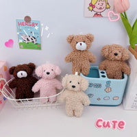 Cute Teddy Bear & Puppy Plush Keychain Pendant for Bags and Accessories