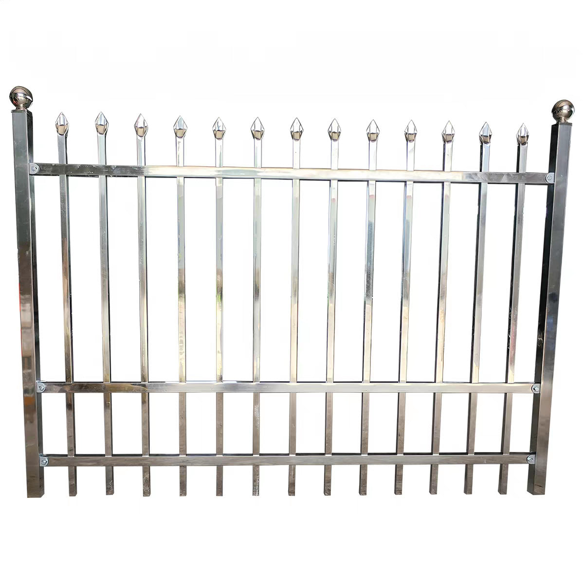 Stainless Steel Security Fence Panel for Balcony, Garden, and Industrial Enclosures