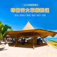 Outdoor Camping Indian Tent Large Canopy for Gatherings and Events