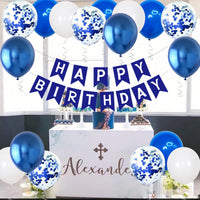 Birthday Party Balloon and Banner Set for Kids' Celebrations