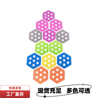 12-Piece Hexagonal Hollow EVA Surfboard Traction Pad with 3M Adhesive