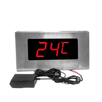Digital Pool and Spa Thermometer with Waterproof Probe for Bathtubs, Swimming Pools, and Saunas