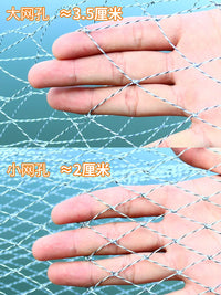 Solid Stainless Steel Foldable Fishing Landing Net Head with Durable Mesh