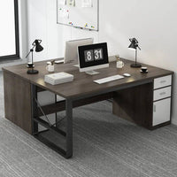 Modern Minimalist Office Desk with Chair Set for Workstation or Computer