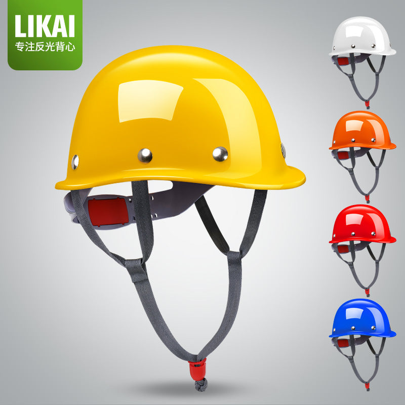 LIKAI Industrial Safety Helmet for Construction Site Work with Optional Custom Logo Printing