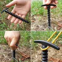 Lightweight Nylon Tent Stakes for Outdoor Camping and Snow/Mud Ground