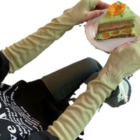 Women's Embroidered Bowknot Modal Sun Protection Arm Sleeves for Cycling & Outdoor Activities