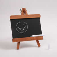 Wooden Mini Chalkboard Sign for Cafe & Retail Display, Freestanding Blackboard for DIY Art & Price Listing