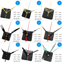 Silent Quartz Clock Movement Mechanism with Hands for DIY Wall and Desk Clocks