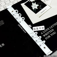 A5 4-Pocket Lily Butterfly Binder for Kpop Photocards and Collectibles
