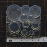 Miniature Fruit Tart Base Silicone Mold for Dollhouse Clay Crafts