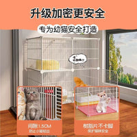Multi-Level Cat Cage with Large Space for Indoor Cats