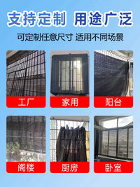Heavy-Duty Black Sun Shade Net with Grommets for Windows and Outdoor Areas