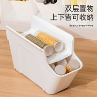 Under-Sink Pull-Out Storage Organizer with Wheels for Kitchen Cabinets