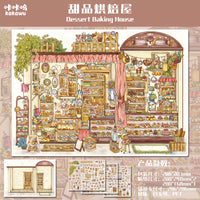Kakawoo 3D Diorama Sticker Set for Miniature Scenes - DIY Educational Toy for Girls