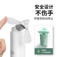 Portable USB Rechargeable Mini Handheld Fan with Low Noise for Desk, Dorm, Office