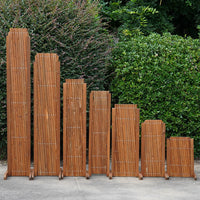 Expandable Wooden Garden Fence Trellis for Outdoor Yard, Pet Barrier, and Plant Support