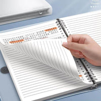 B5/A4/A5 Thickened Detachable Metal Clip Loose-Leaf Notebook for Students