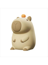 Capybara Pat-Pat LED Night Light - Rechargeable Eye Protection Bedside Lamp for Bedroom & Desktop