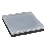 Clear PP Plastic Storage Box with Hinged Lid for Small Parts, Electronics, Hardware, and Accessories