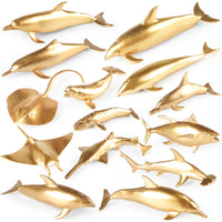 Miniature Ocean Animal Figurines Set - Educational Wildlife Models for Kids