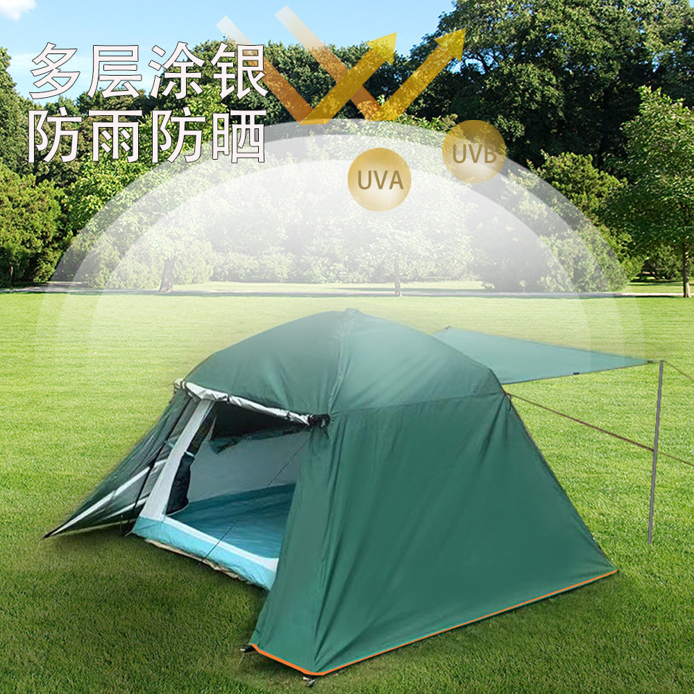 Waterproof Camping Tent Rain Fly Portable Outdoor Shelter Sunshade