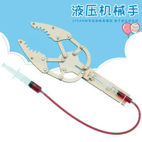 Hydraulic Robotic Arm STEM Kit for Kids - Educational DIY Physics Assembly Toy