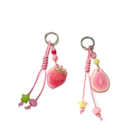 Fruit Slice Keychain Charm for Bags and Keys