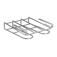 Under Cabinet Pot Lid and Cutting Board Holder, 304 Stainless Steel Kitchen Storage Rack, No-Drill Hanging Organizer
