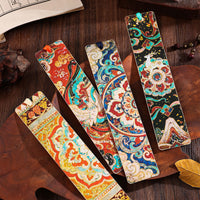 Dunhuang Brocade Series Chinese Style Paper Bookmarks with Ancient Art Designs for Students and Gifts