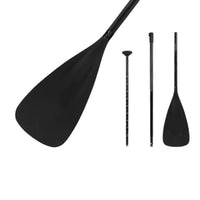 Portable Detachable Aluminum Alloy 3-Section SUP Paddle with Groove for Surfboard