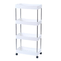 Multi-layer Rolling Utility Cart with Wheels for Home Storage