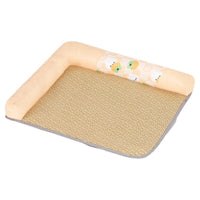 Pet Cooling Mat with Neck Pillow for Cats and Dogs, Summer Ice Pad for Small to Large Pets