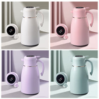 Smart Temperature Display Insulated Kettle with Glass Liner for Home and Office