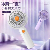 180° Foldable Handheld Mini Fan with 3 Speeds and Detachable Grille